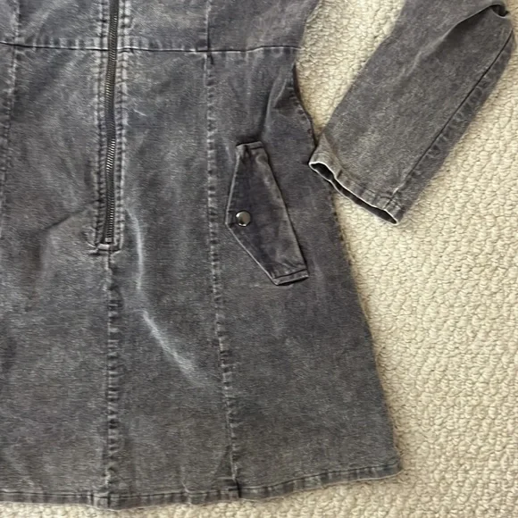 Fate purplish denimish Long sleeve dress - Picture 2 of 3